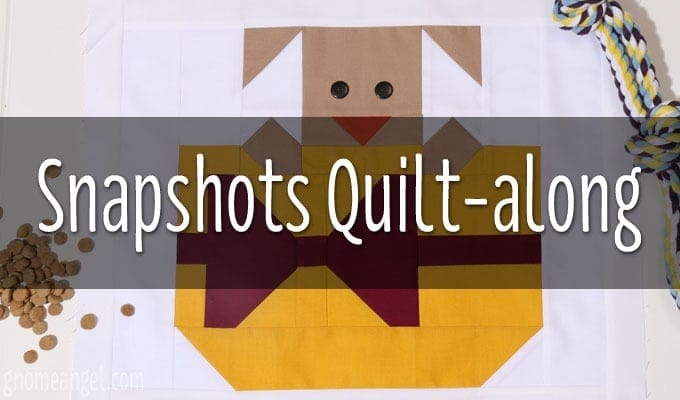 Fat Quarter Shop Snapshots Quilt-Along - Patchwork by Angie WIlson of GnomeAngel.com