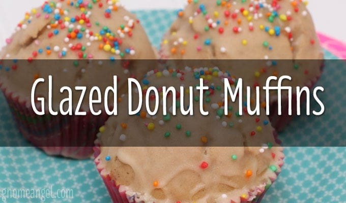 Glazed Donut Muffins - Recipe on GnomeAngel.com