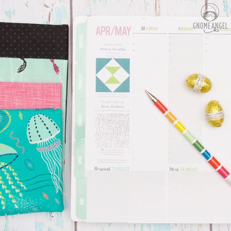 52 Weeks with The Quilter's Planner - Join Angie Wilson of GnomeAngel.com in 2017 to sew all 52 block tutorials included in The Quilter's Planner. Make blocks, learn skills and win prizes - what more could you want? Find out more on www.gnomeangel.com