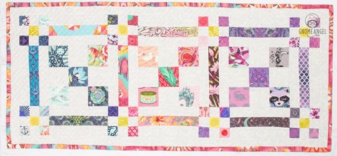 Lori Holt Scrappy Checkerboard Quilt from Scrappy Planner for Fat Quarter Shop - See more at www.GnomeAngel.com