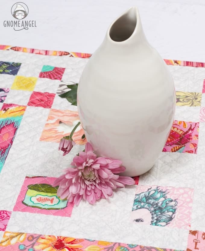 Lori Holt Scrappy Checkerboard Quilt from Scrappy Planner for Fat Quarter Shop - See more at www.GnomeAngel.com