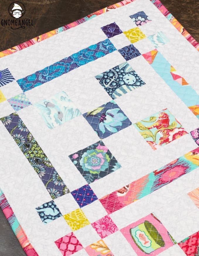 Lori Holt Scrappy Checkerboard Quilt from Scrappy Planner for Fat Quarter Shop - See more at www.GnomeAngel.com