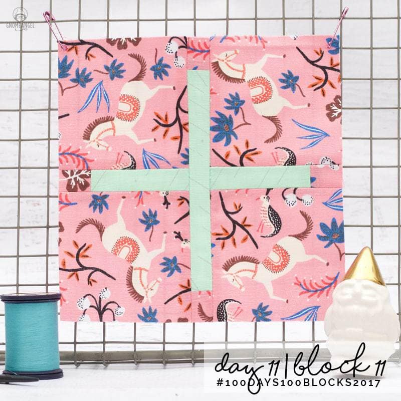 #100Days100Blocks2017 - Angie Wilson's version of Tula Pink's City Sampler using all Cotton + Steel Fabrics combined with Cotton + Steel Sulky Thread. See more www.GnomeAngel.com