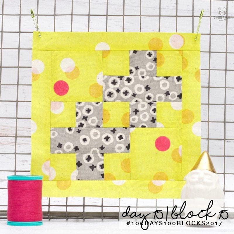 #100Days100Blocks2017 - Angie Wilson's version of Tula Pink's City Sampler using all Cotton + Steel Fabrics combined with Cotton + Steel Sulky Thread. See more www.GnomeAngel.com