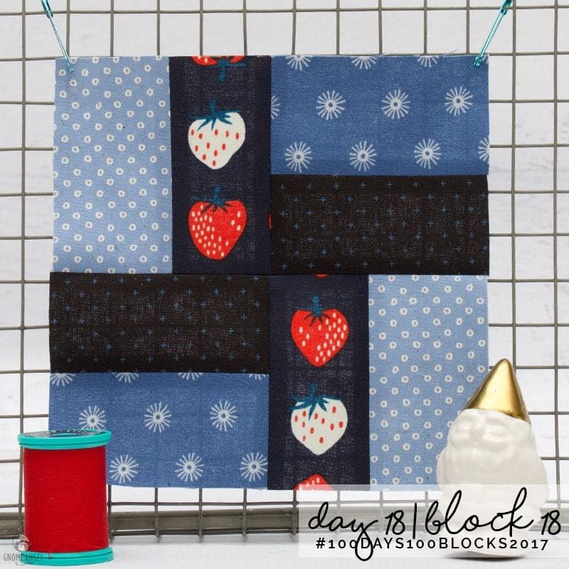 #100Days100Blocks2017 - Angie Wilson's version of Tula Pink's City Sampler using all Cotton + Steel Fabrics combined with Cotton + Steel Sulky Thread. See more www.GnomeAngel.com