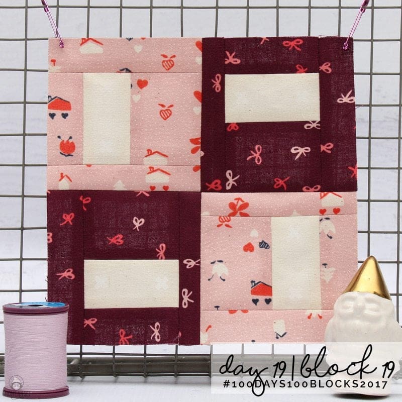 #100Days100Blocks2017 - Angie Wilson's version of Tula Pink's City Sampler using all Cotton + Steel Fabrics combined with Cotton + Steel Sulky Thread. See more www.GnomeAngel.com