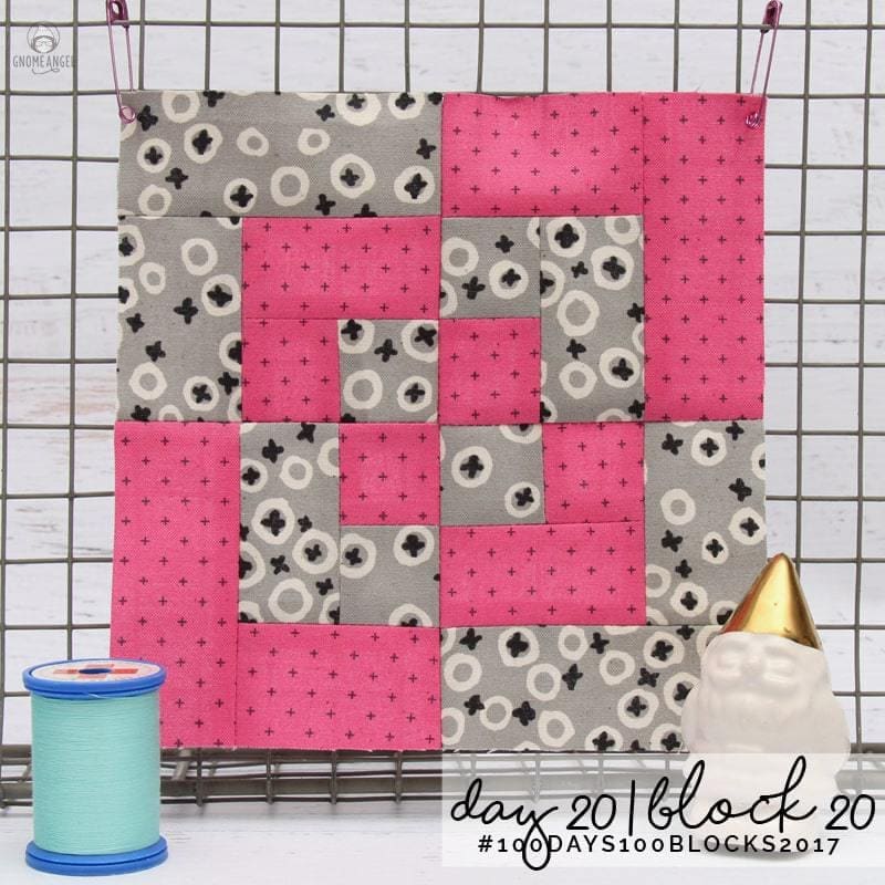 #100Days100Blocks2017 - Angie Wilson's version of Tula Pink's City Sampler using all Cotton + Steel Fabrics combined with Cotton + Steel Sulky Thread. See more www.GnomeAngel.com