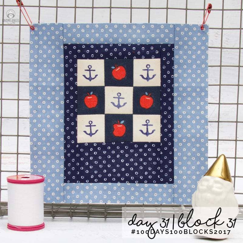 #100Days100Blocks2017 - Angie Wilson's version of Tula Pink's City Sampler using all Cotton + Steel Fabrics combined with Cotton + Steel Sulky Thread. See more www.GnomeAngel.com