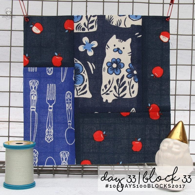 #100Days100Blocks2017 - Angie Wilson's version of Tula Pink's City Sampler using all Cotton + Steel Fabrics combined with Cotton + Steel Sulky Thread. See more www.GnomeAngel.com
