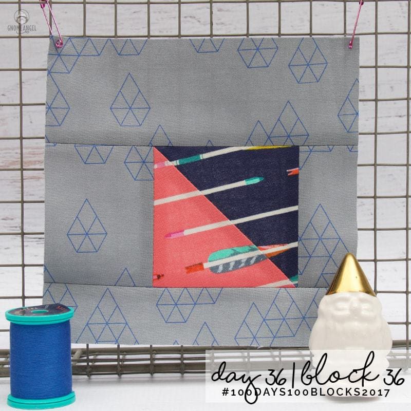 #100Days100Blocks2017 - Angie Wilson's version of Tula Pink's City Sampler using all Cotton + Steel Fabrics combined with Cotton + Steel Sulky Thread. See more www.GnomeAngel.com