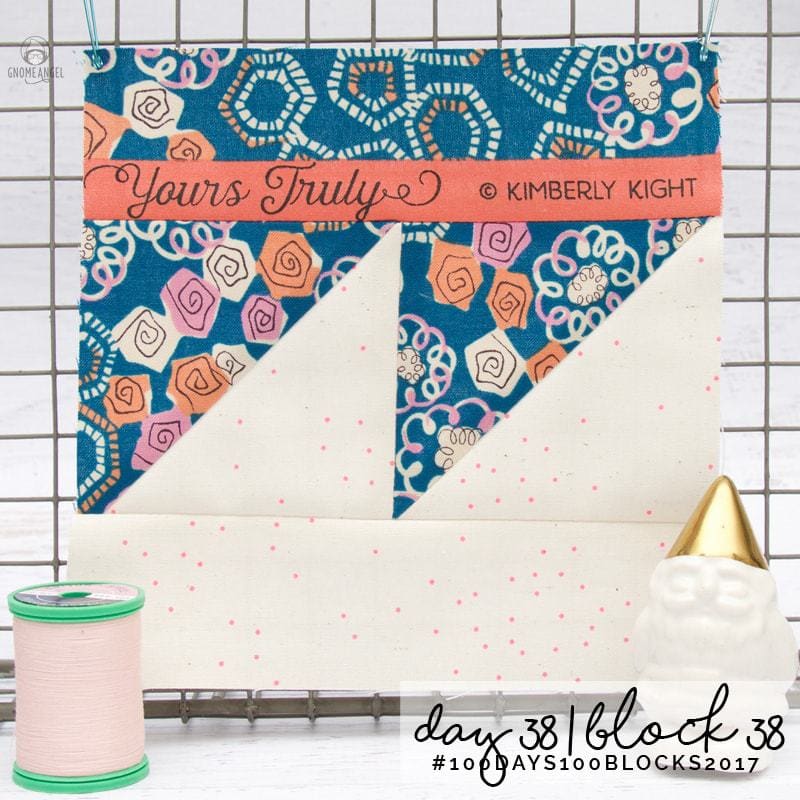 #100Days100Blocks2017 - Angie Wilson's version of Tula Pink's City Sampler using all Cotton + Steel Fabrics combined with Cotton + Steel Sulky Thread. See more www.GnomeAngel.com