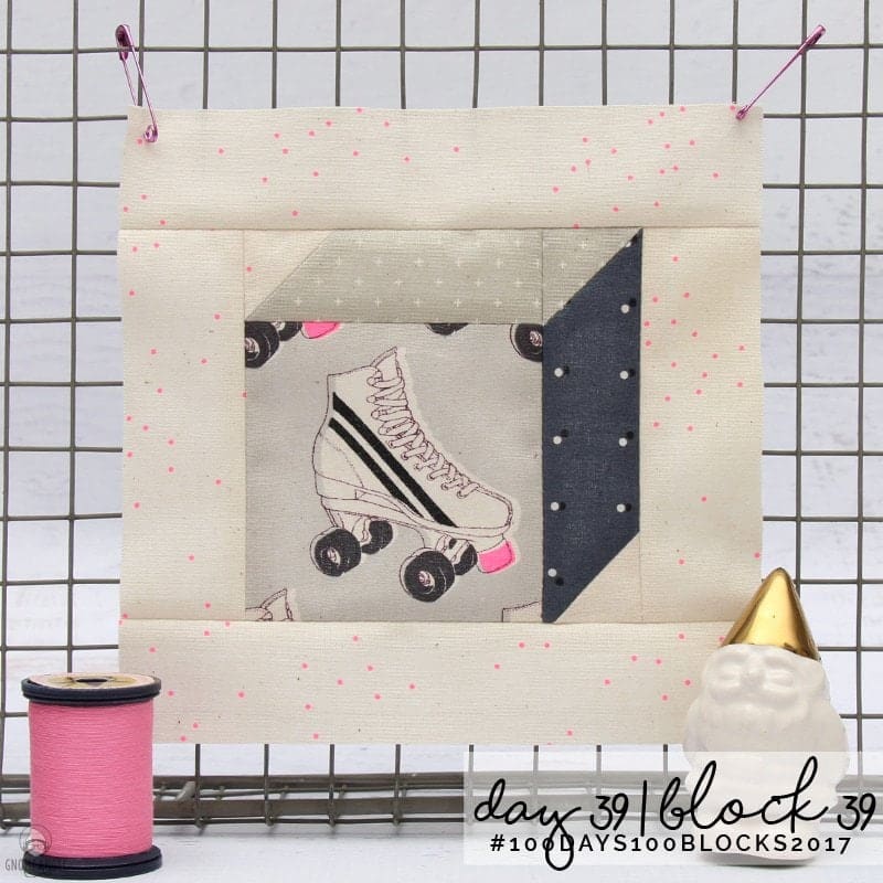#100Days100Blocks2017 - Angie Wilson's version of Tula Pink's City Sampler using all Cotton + Steel Fabrics combined with Cotton + Steel Sulky Thread. See more www.GnomeAngel.com