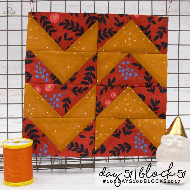 #100Days100Blocks2017 - Angie Wilson's version of Tula Pink's City Sampler using all Cotton + Steel Fabrics combined with Cotton + Steel Sulky Thread. See more www.GnomeAngel.com