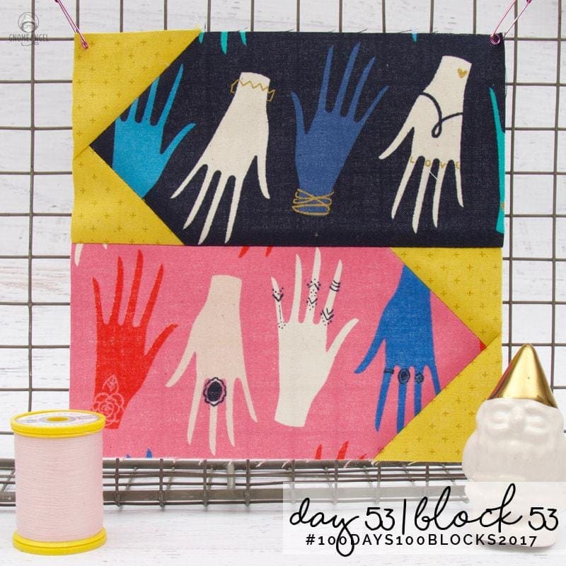 #100Days100Blocks2017 - Angie Wilson's version of Tula Pink's City Sampler using all Cotton + Steel Fabrics combined with Cotton + Steel Sulky Thread. See more www.GnomeAngel.com