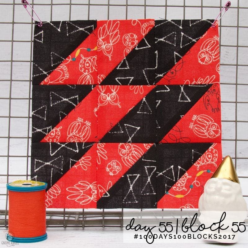 #100Days100Blocks2017 - Angie Wilson's version of Tula Pink's City Sampler using all Cotton + Steel Fabrics combined with Cotton + Steel Sulky Thread. See more www.GnomeAngel.com