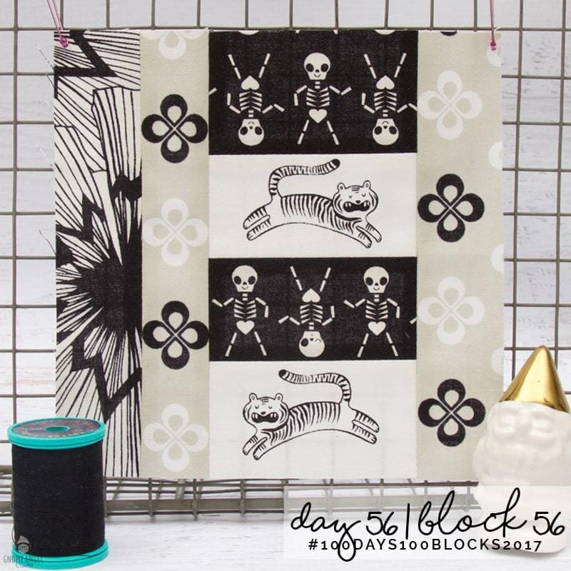 #100Days100Blocks2017 - Angie Wilson's version of Tula Pink's City Sampler using all Cotton + Steel Fabrics combined with Cotton + Steel Sulky Thread. See more www.GnomeAngel.com