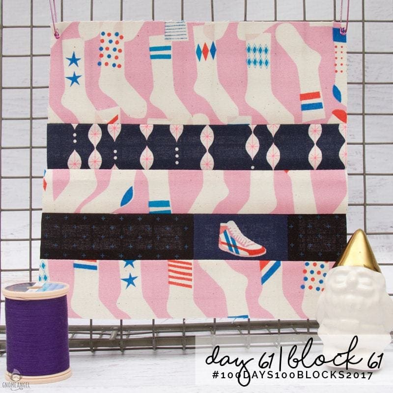 #100Days100Blocks2017 - Angie Wilson's version of Tula Pink's City Sampler using all Cotton + Steel Fabrics combined with Cotton + Steel Sulky Thread. See more www.GnomeAngel.com