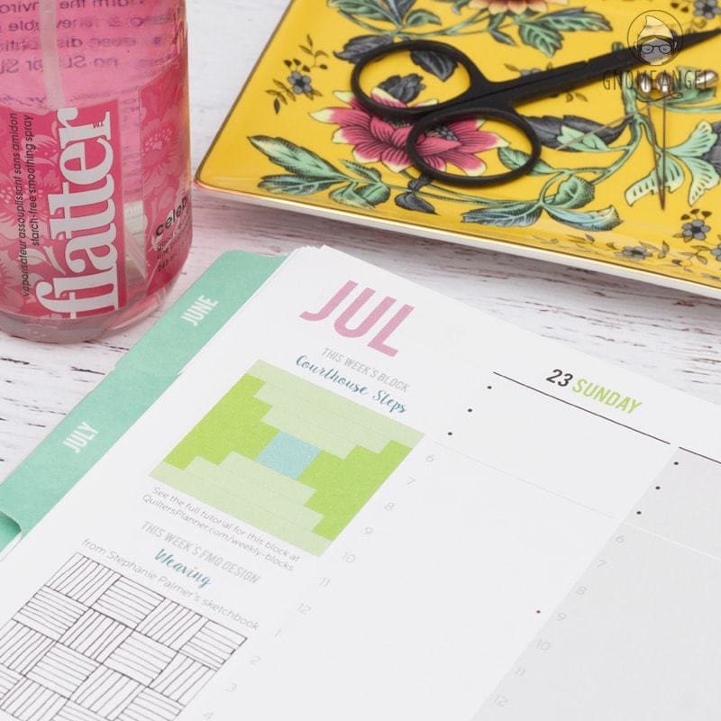 52 Weeks with The Quilter's Planner - Join Angie Wilson of GnomeAngel.com in 2017 to sew all 52 block tutorials included in The Quilter's Planner. Make blocks, learn skills and win prizes - what more could you want? Find out more on www.gnomeangel.com
