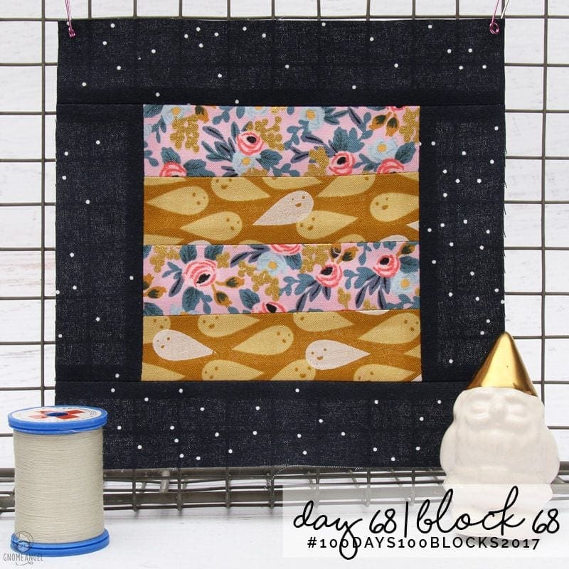 #100Days100Blocks2017 - Angie Wilson's version of Tula Pink's City Sampler using all Cotton + Steel Fabrics combined with Cotton + Steel Sulky Thread. See more www.GnomeAngel.com