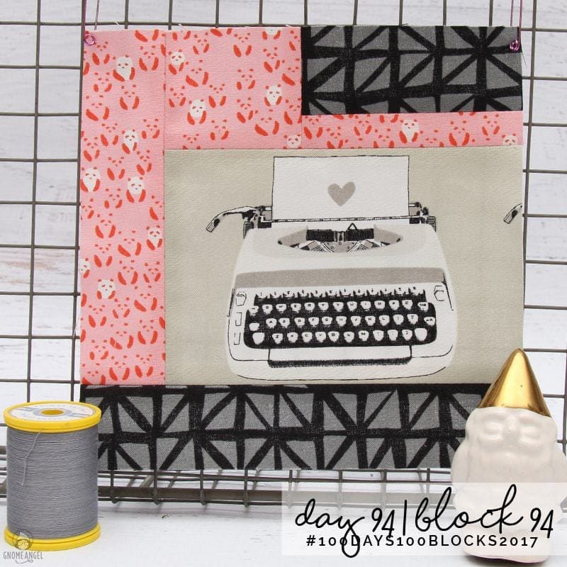 #100Days100Blocks2017 - Angie Wilson's version of Tula Pink's City Sampler using all Cotton + Steel Fabrics combined with Cotton + Steel Sulky Thread. See more www.GnomeAngel.com