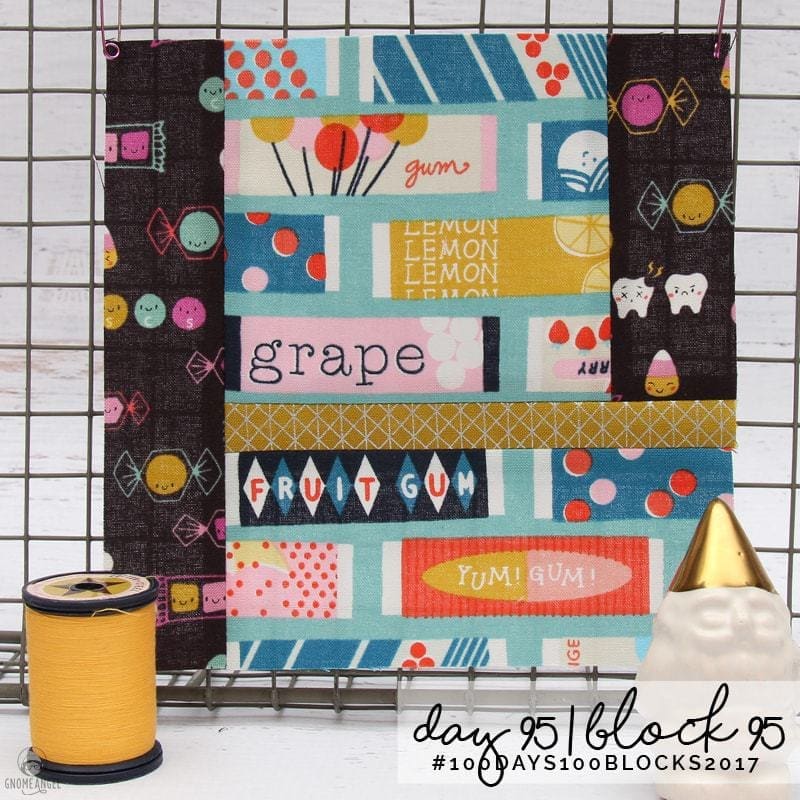 #100Days100Blocks2017 - Angie Wilson's version of Tula Pink's City Sampler using all Cotton + Steel Fabrics combined with Cotton + Steel Sulky Thread. See more www.GnomeAngel.com