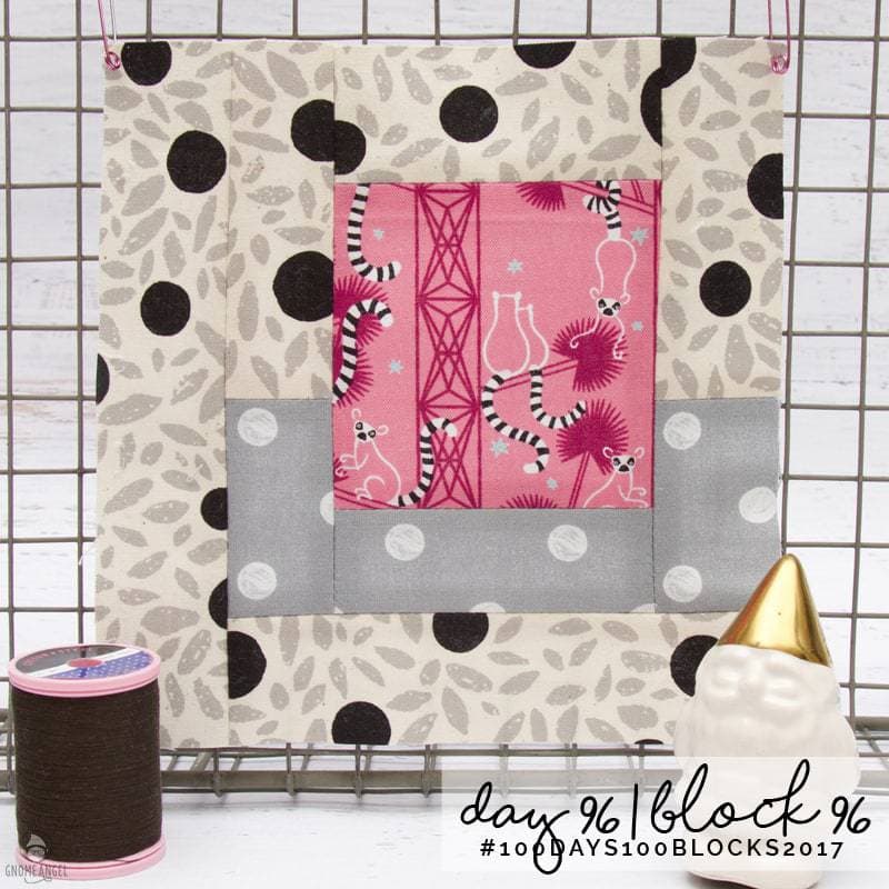 #100Days100Blocks2017 - Angie Wilson's version of Tula Pink's City Sampler using all Cotton + Steel Fabrics combined with Cotton + Steel Sulky Thread. See more www.GnomeAngel.com