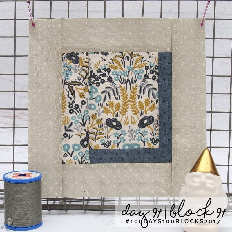#100Days100Blocks2017 - Angie Wilson's version of Tula Pink's City Sampler using all Cotton + Steel Fabrics combined with Cotton + Steel Sulky Thread. See more www.GnomeAngel.com