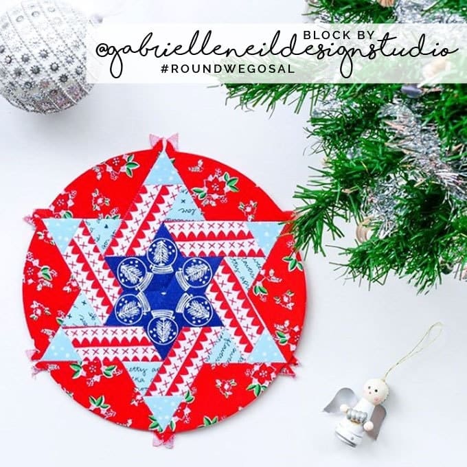 Sue Daley Round We Go Sew-along Version 4 of Block 4