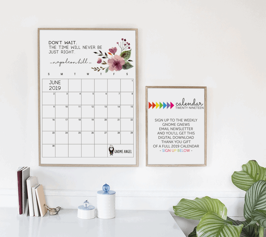 June 2019 Month Calendar Printable