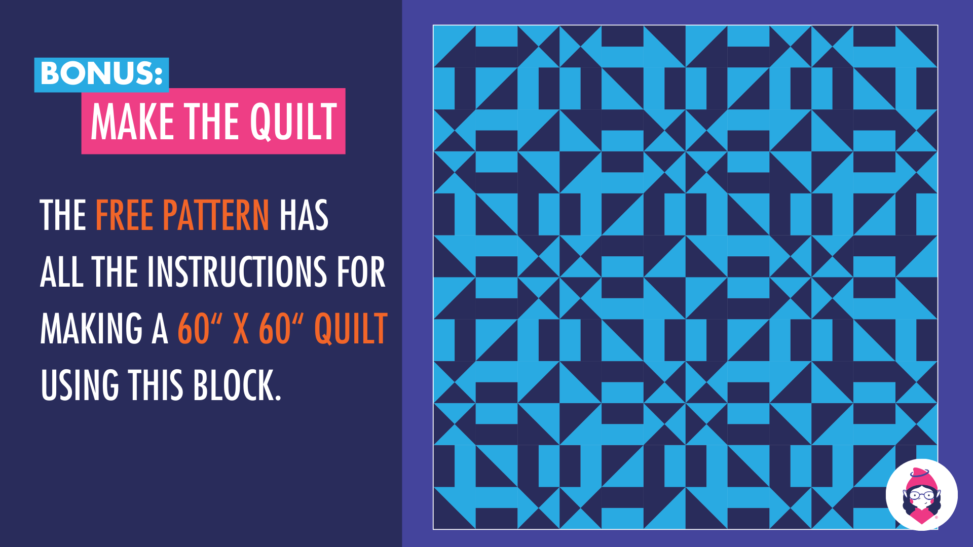 Split Churndash Patchwork Block Tutorial Quilt Layout Card