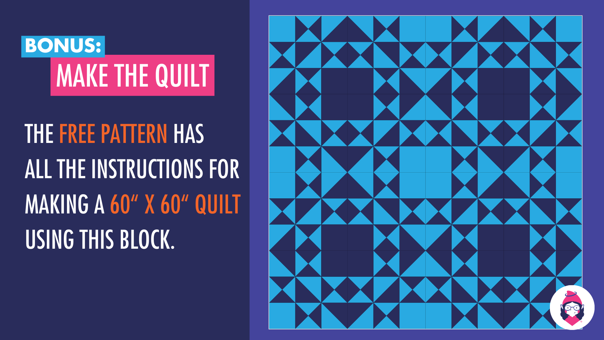Split Ohio Star Patchwork Block Tutorial Quilt Details Card