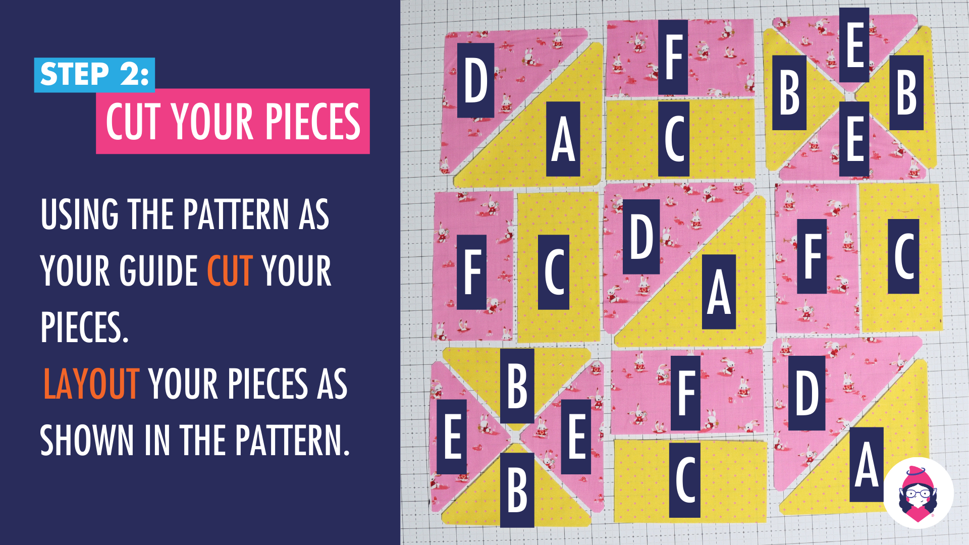 Split Churndash Patchwork Block Tutorial Step 2 Card